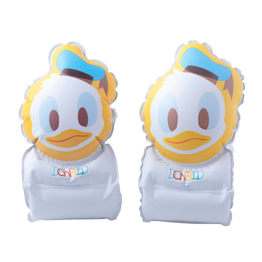 ドナルドダック 腕用浮き輪 フェイス付アームリング ディズニー マルカ 海プール サマーレジャー用品 キャラクター グッズ シネマコレクション