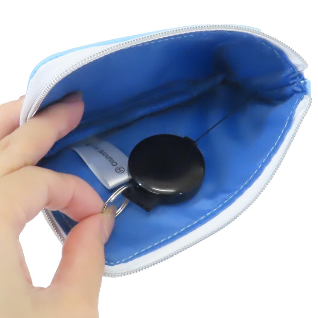 ボンボンドロップシール もじ ハローキティ クール1シートつき 巾着、定期入れセット