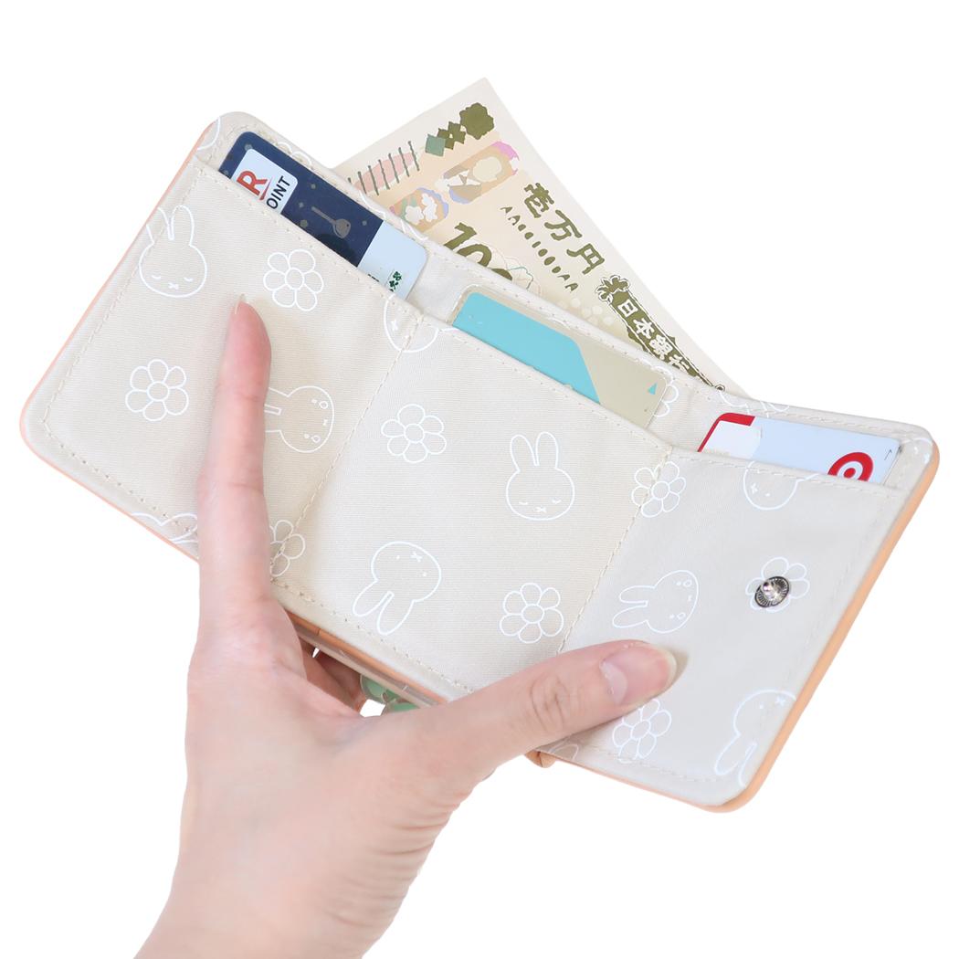 ミッフィー 財布 レディース 三つ折り財布 IV ビジューシリーズ ディックブルーナ マリモクラフト