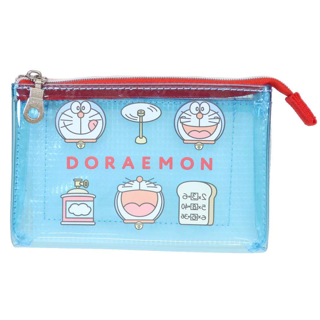 ドラえもん ミニポーチ 3ポケットポーチmini フェイス＆アイコン ひみつ道具 藤子F不二雄 マリモクラフト