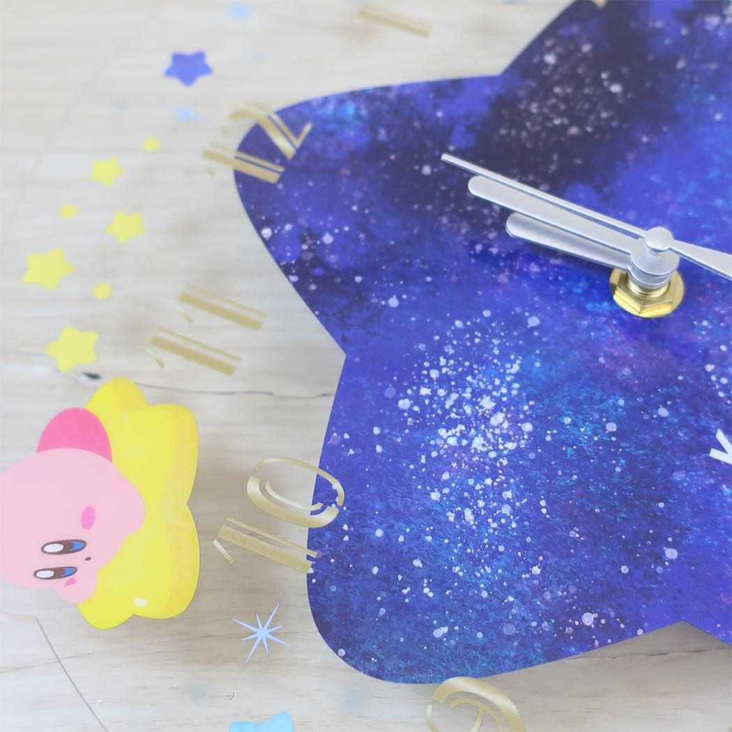 星のカービィ 壁掛け時計 アクリル壁掛け時計 ワープスター マリモクラフト