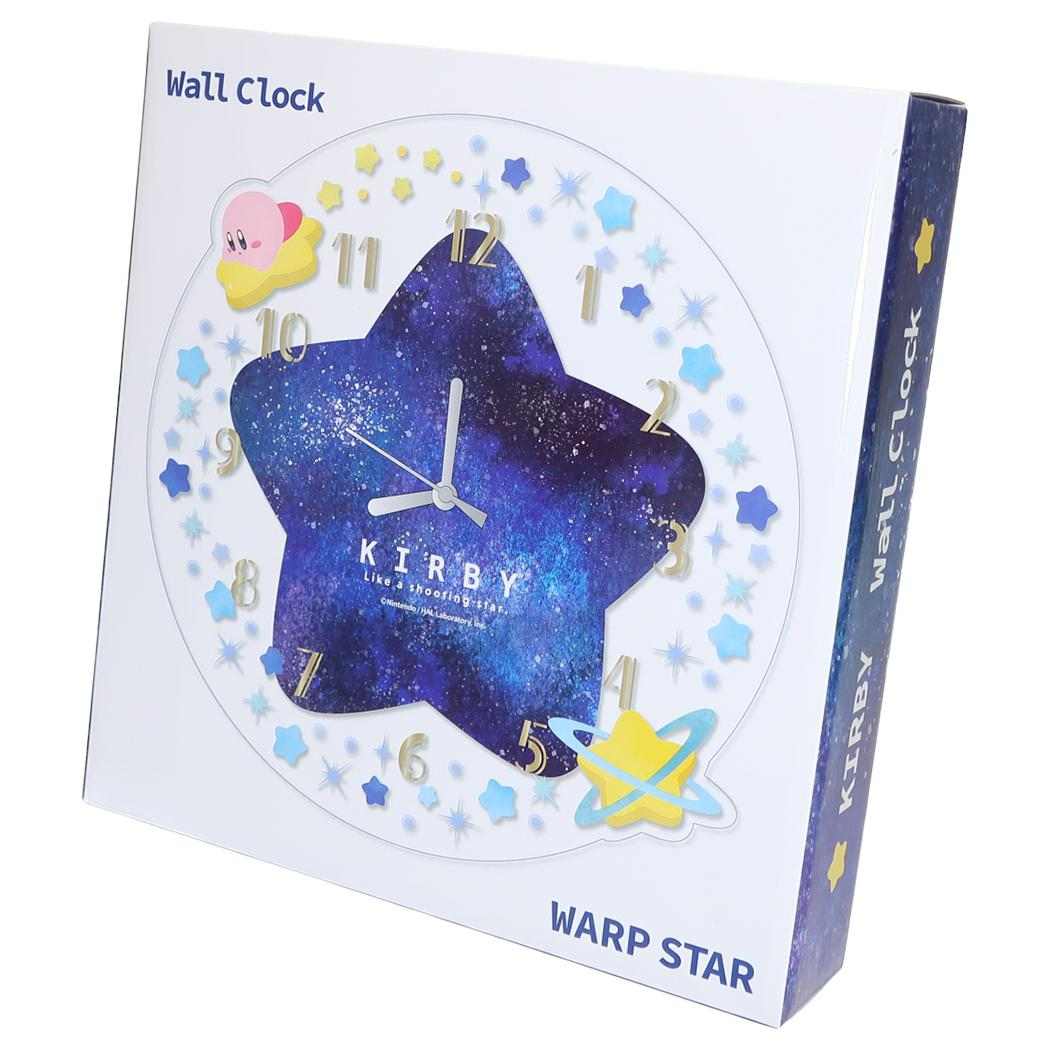 星のカービィ 壁掛け時計 アクリル壁掛け時計 ワープスター マリモクラフト