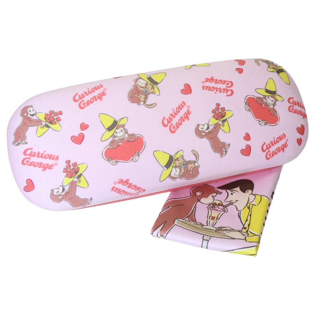 おさるのジョージ 85周年 眼鏡ケース クロス付きメガネケース PK マリモクラフト