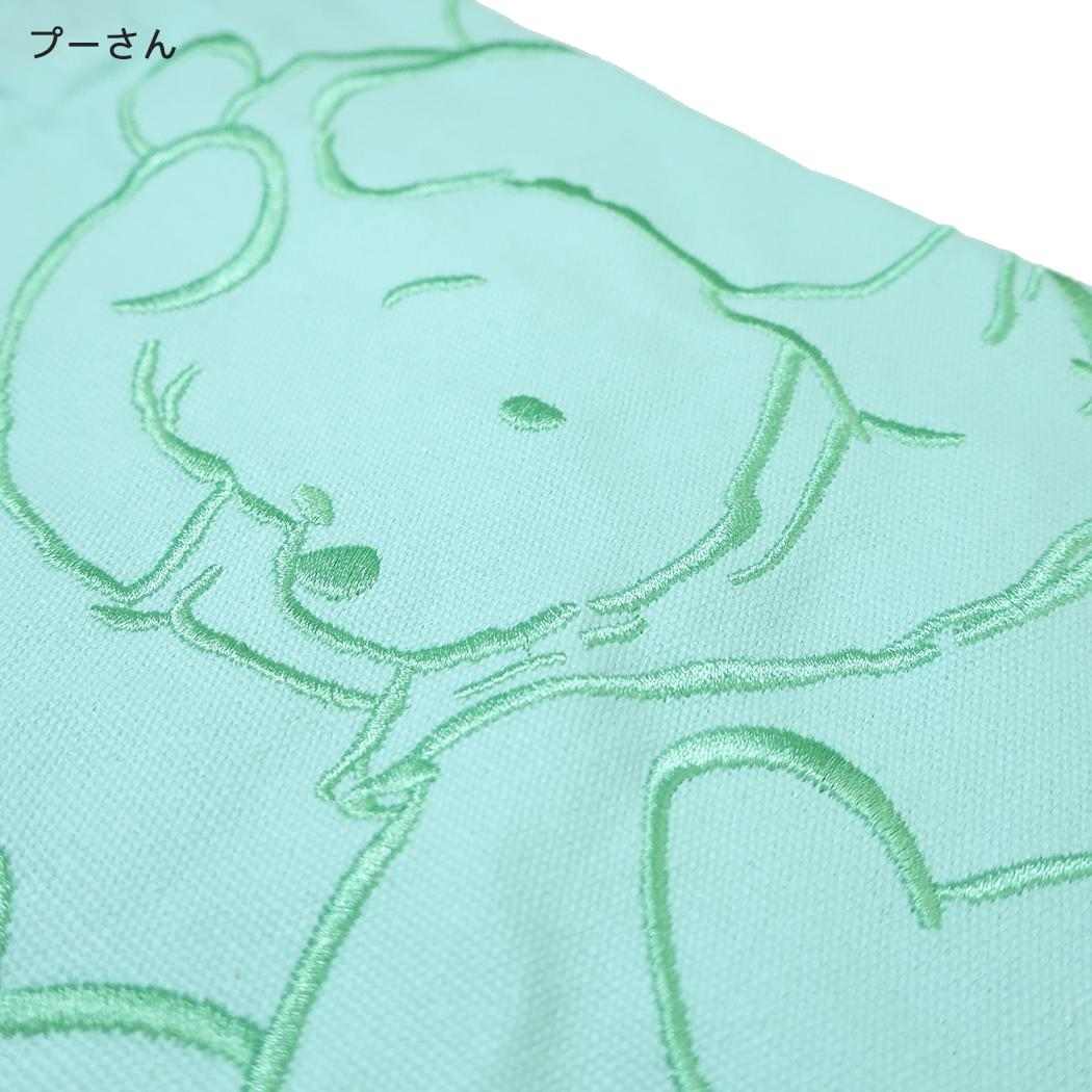 くまのプーさん 手提げかばん 刺繍 ミニトート パステル プーさん ディズニー マリモクラフト
