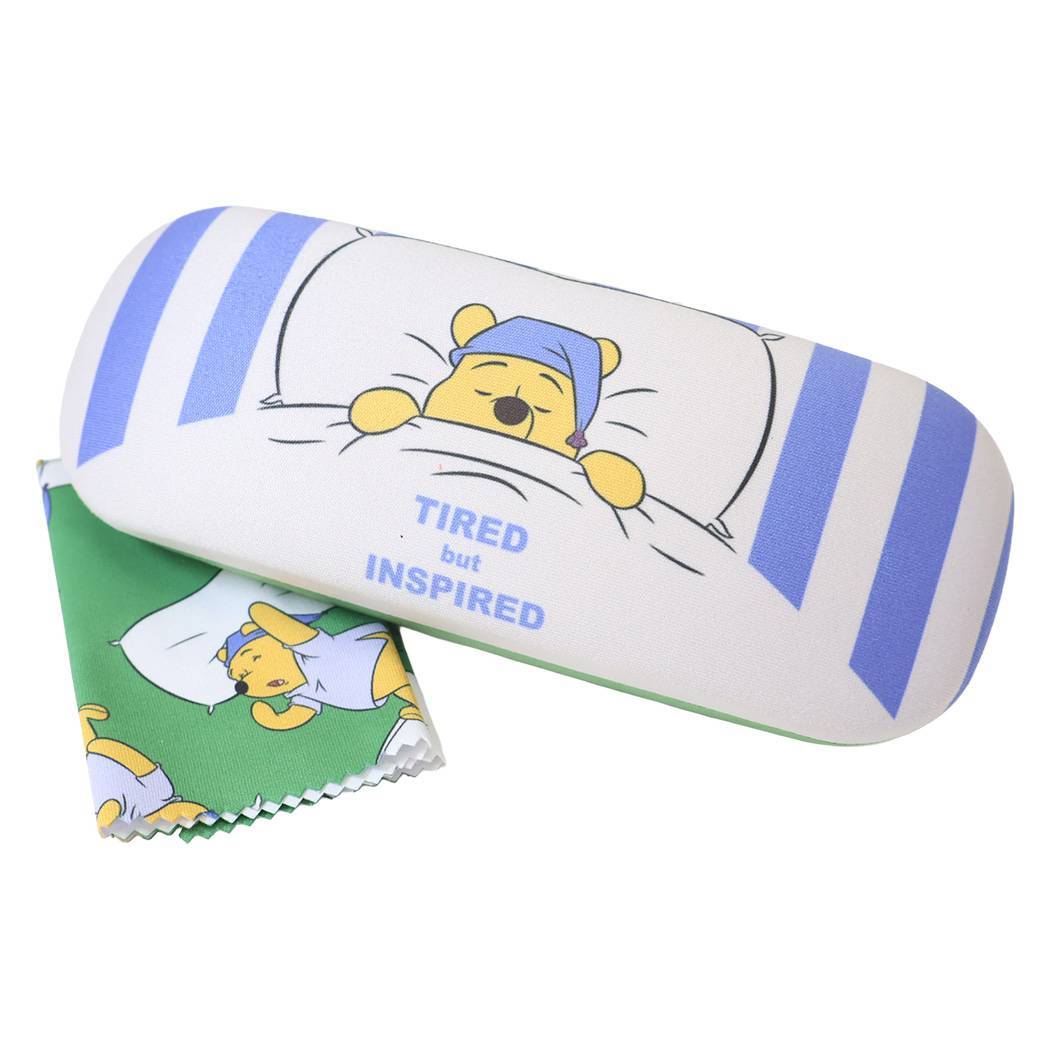 くまのプーさん 眼鏡ケース メガネケース ベッドタイム ストライプ ディズニー マリモクラフト
