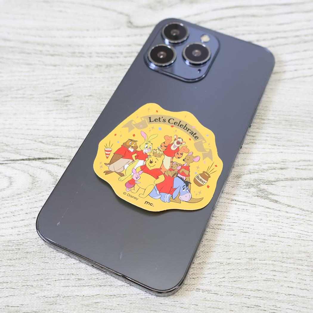 くまのプーさん ダイカットシール ダイカットステッカー 赤シャツフレンズ ディズニー マリモクラフト