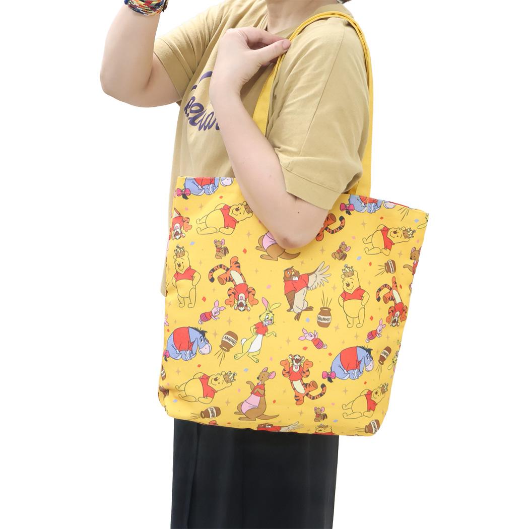 くまのプーさん トートバッグ 手提げかばん 赤シャツフレンズ ディズニー マリモクラフト