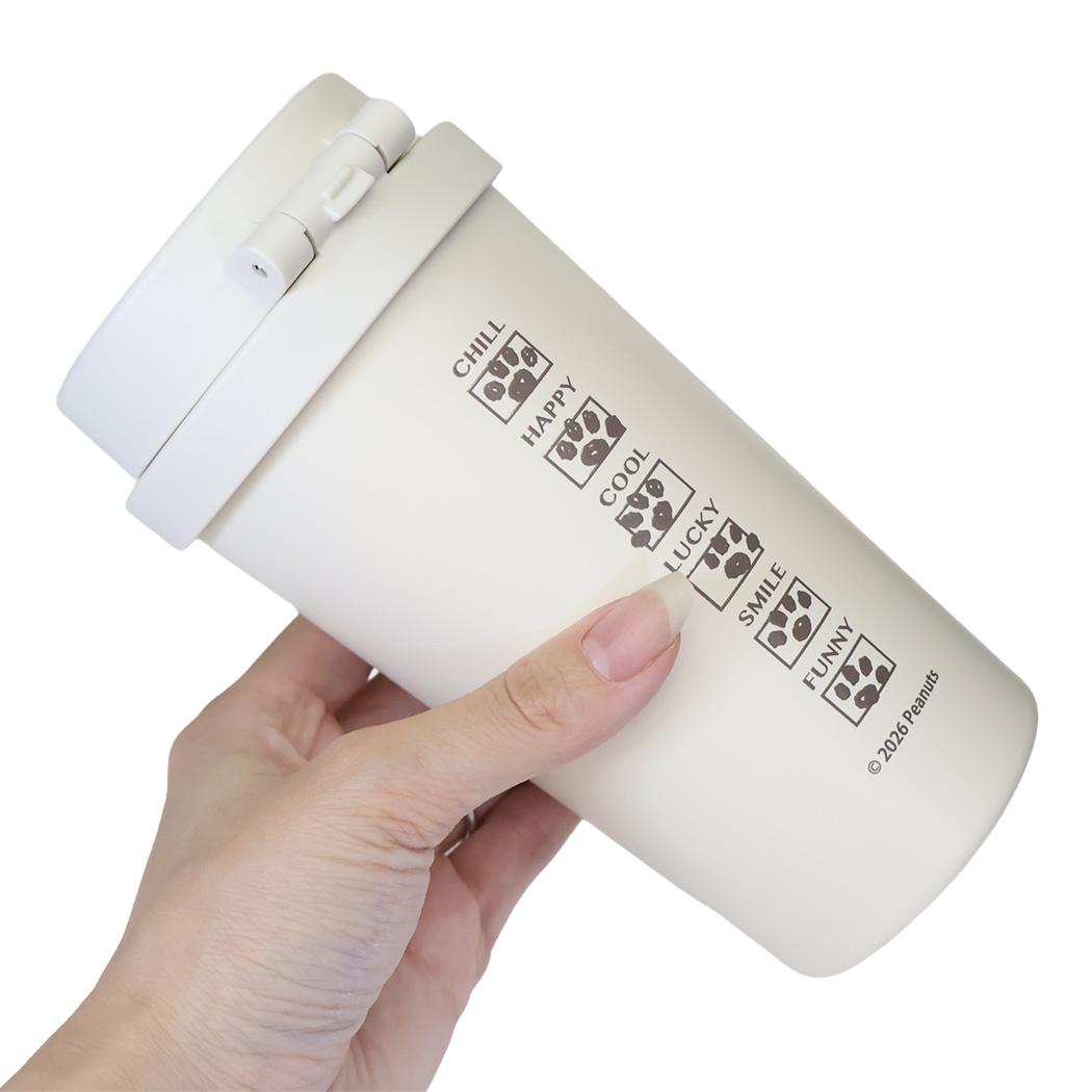 スヌーピー 保温保冷コップ ワンプッシュタンブラー 370ml スヌーピー＆チャーリーブラウン ピーナッツ マリモクラフト