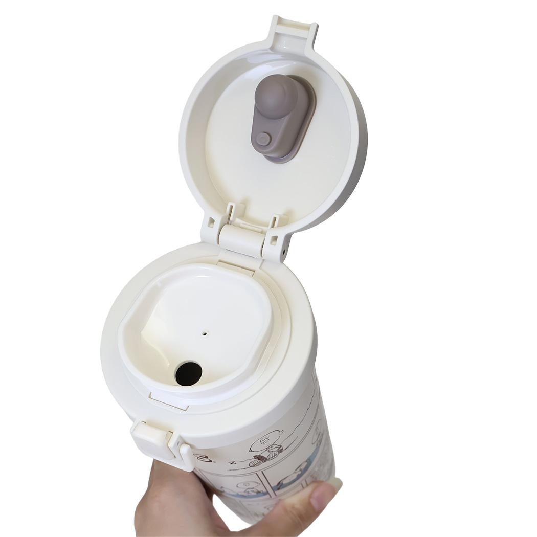 スヌーピー 保温保冷コップ ワンプッシュタンブラー 480ml コミック柄 ピーナッツ マリモクラフト