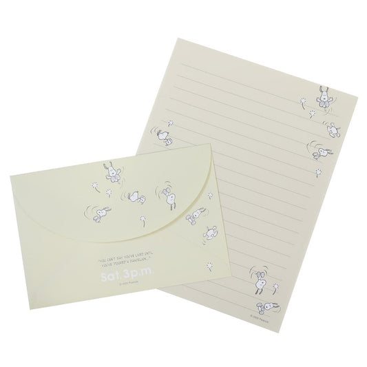 スヌーピー 手紙セット Todays Snoopy レターセット YE ピーナッツ マリモクラフト