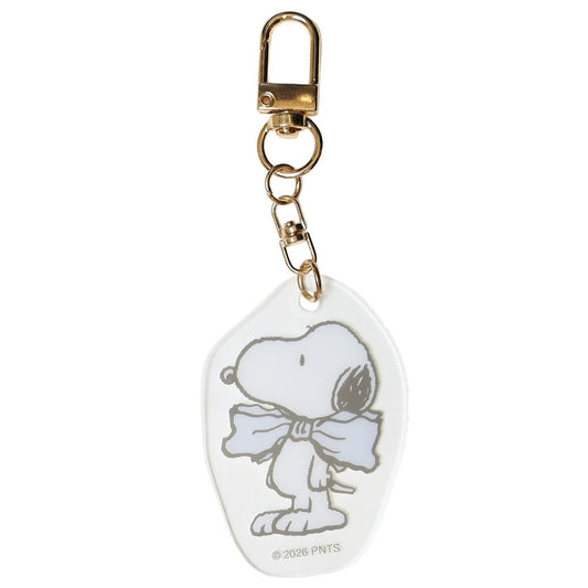 スヌーピー キーリング Todays Snoopy アクリルキーホルダー リボン ピーナッツ マリモクラフト
