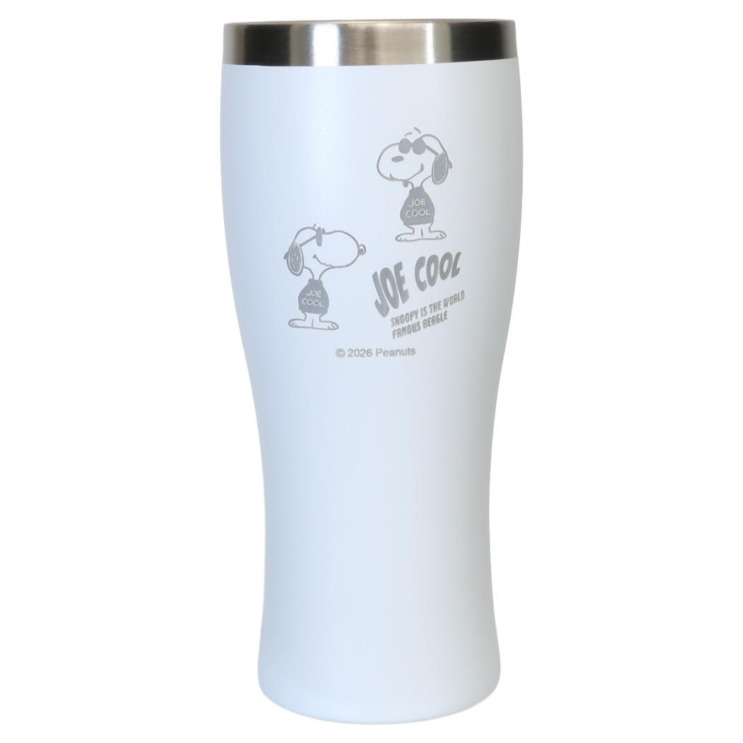 スヌーピー 保温保冷コップ ステンレススリムタンブラー ジョークール 420ml WH ピーナッツ マリモクラフト