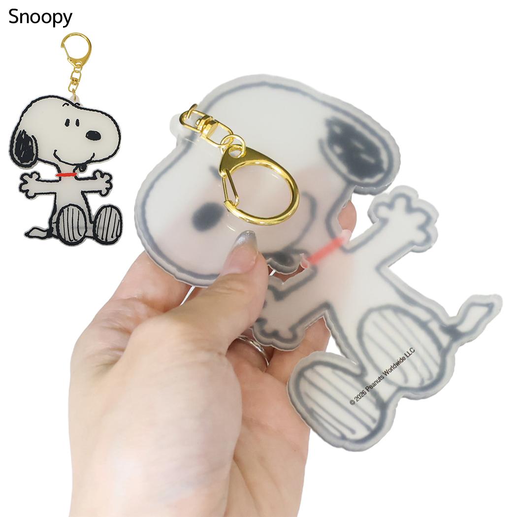 スヌーピー キーリング ラバーキーホルダー Snoopy ピーナッツ マリモクラフト