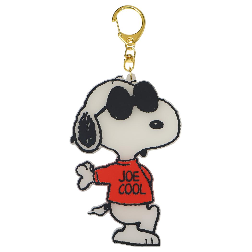 スヌーピー キーリング ラバーキーホルダー JOE COOL ピーナッツ マリモクラフト