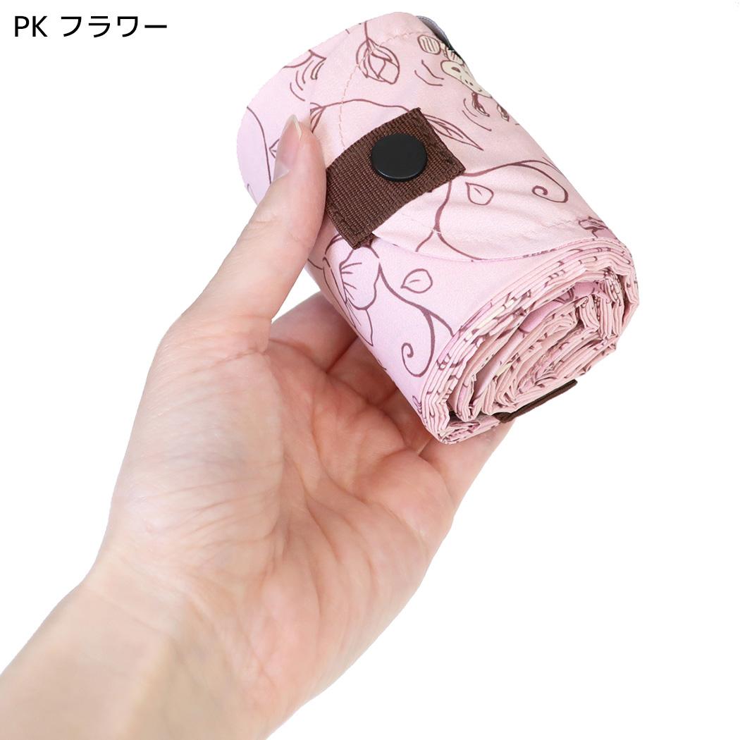 スヌーピー エコバッグ シュパットバッグ shupatto bag Mサイズ PK フラワー ピーナッツ マリモクラフト