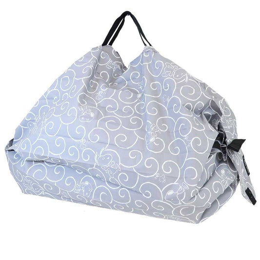 スヌーピー エコバッグ シュパットバッグ shupatto bag Mサイズ GY 唐草 ピーナッツ マリモクラフト