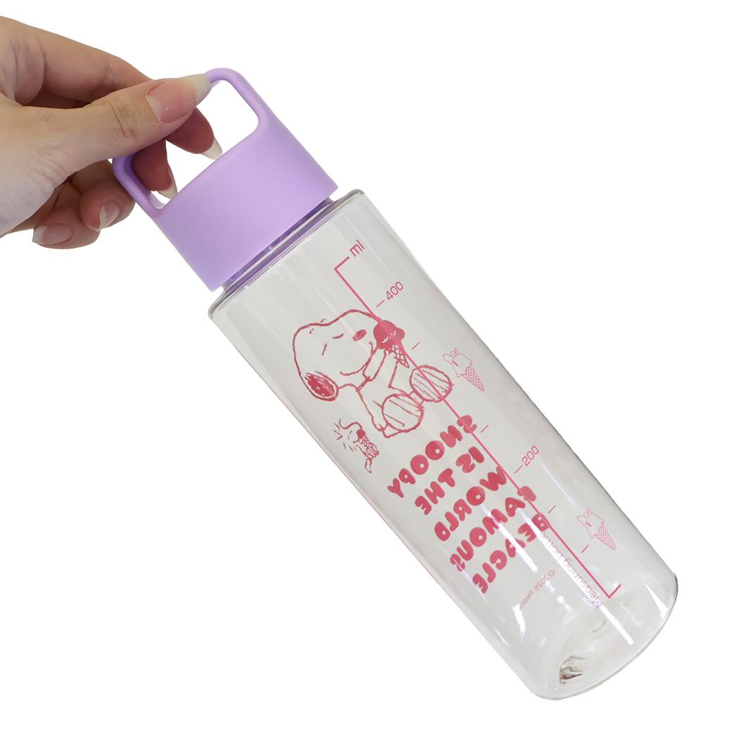 スヌーピー 水筒 クリアハンディボトル 500ml ピーナッツ マリモクラフト