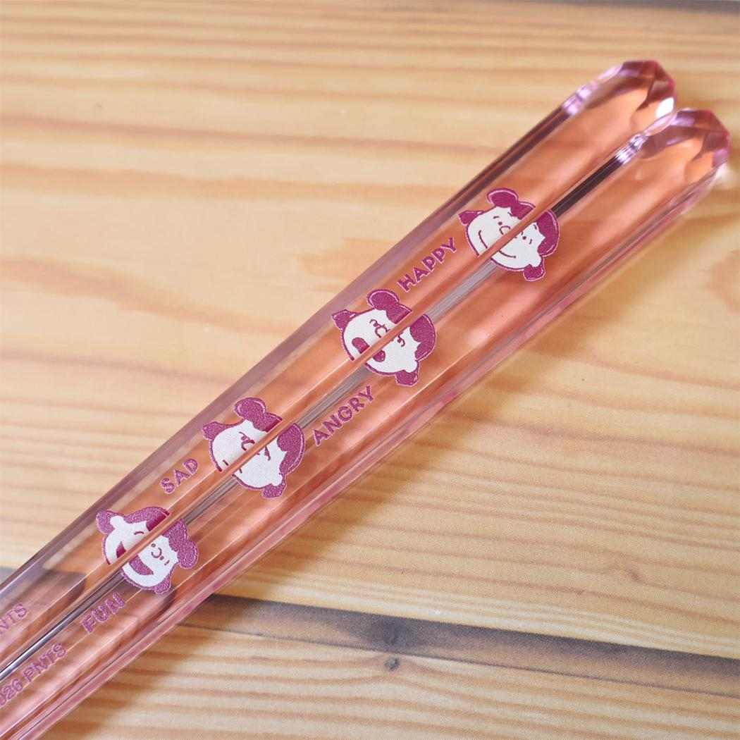 スヌーピー おはし クリア箸＆箸置きセット ルーシー ピーナッツ マリモクラフト