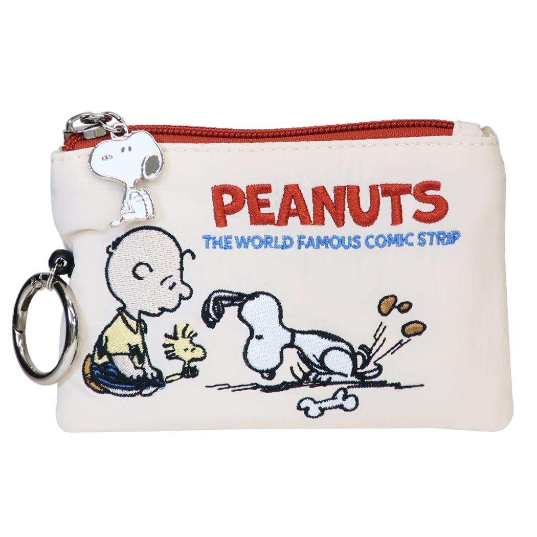 スヌーピー キーケース＆定期入れ リールパスポーチ ヴィンテージスヌーピー IV ピーナッツ マリモクラフト