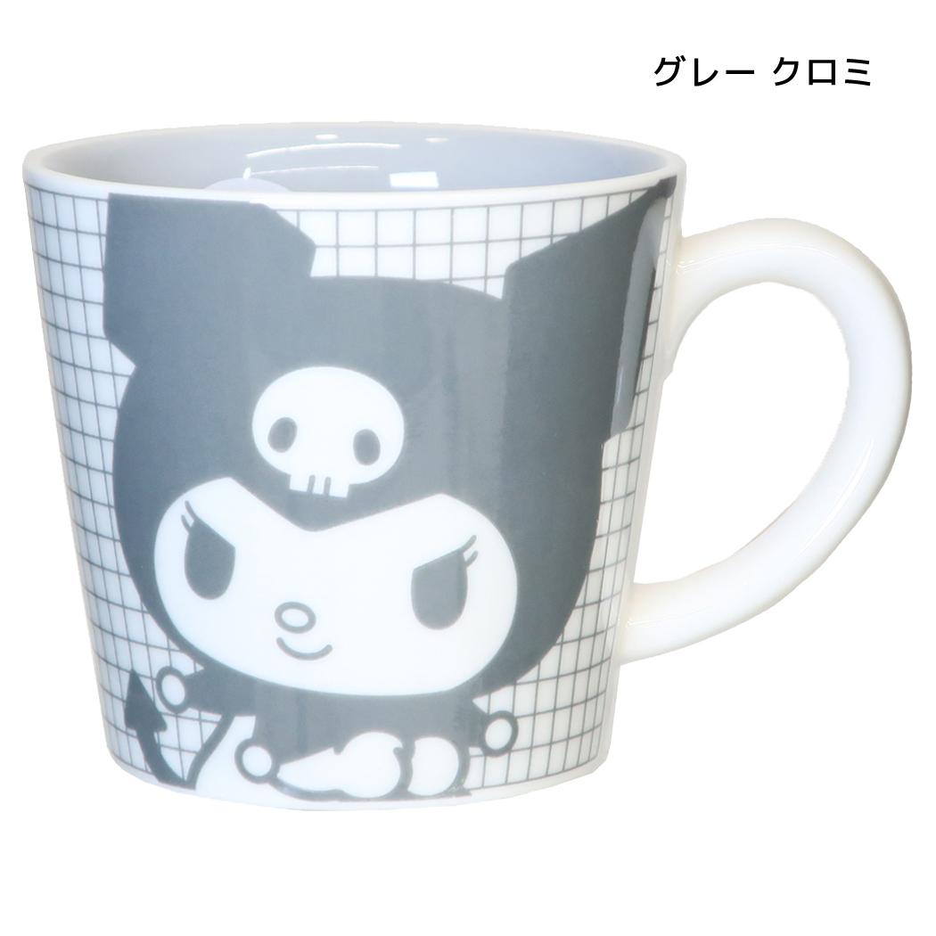 サンリオキャラクターズ マグカップ カラーチェックマグ グレー クロミ Sanrio マリモクラフト