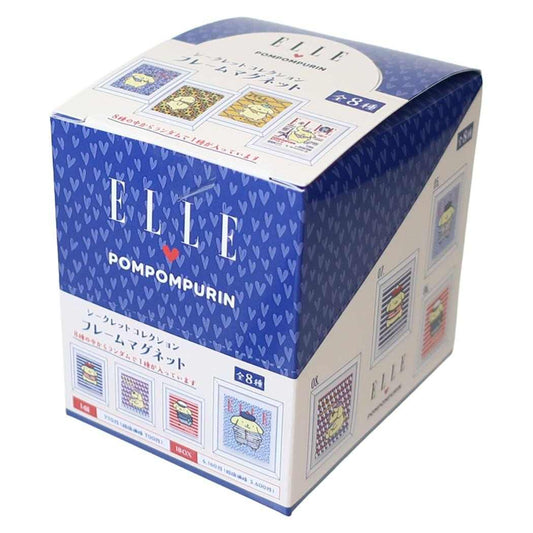 ELLExポムポムプリン 磁石 シークレットコレクションフレームマグネット 全8種 8個セット BOX サンリオ マリモクラフト