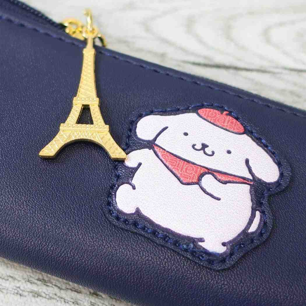 ELLExポムポムプリン ペンポーチ チャーム付き ペンケース サンリオ マリモクラフト