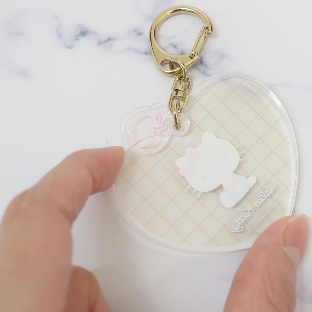 ボンボンドロップシール もじ ハローキティ クール1シートつき 巾着セット