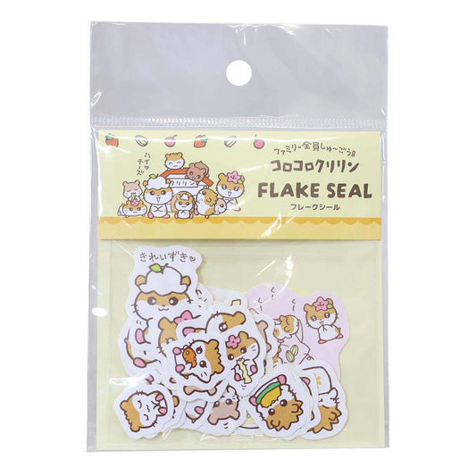コロコロクリリン フレークシール ダイカットミニシール ファミリー全員しゅーごう！ サンリオ マリモクラフト