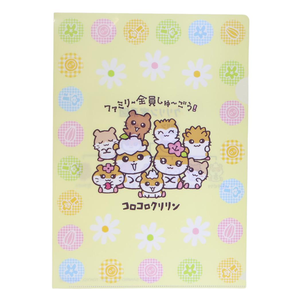 コロコロクリリン クリアホルダー A4クリアファイル ファミリー全員しゅーごう！ 集合 サンリオ マリモクラフト