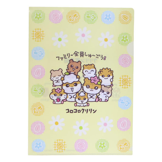 コロコロクリリン クリアホルダー A4クリアファイル ファミリー全員しゅーごう！ 集合 サンリオ マリモクラフト