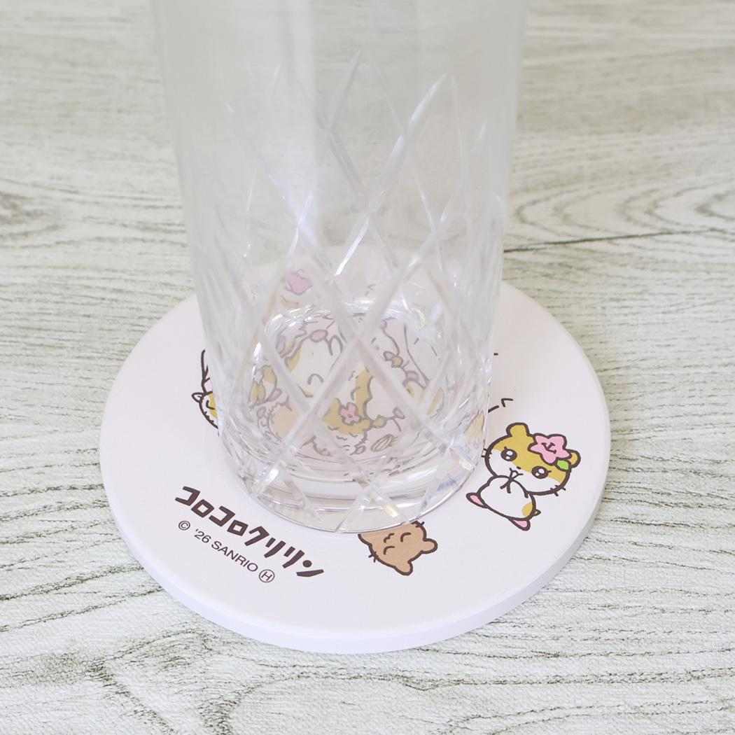コロコロクリリン テーブルウェア 吸水コースター ファミリー全員しゅーごう！ サンリオ マリモクラフト