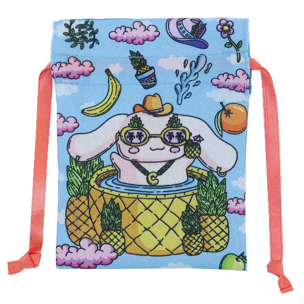 モルガxサンリオキャラクターズ 巾着袋 豆巾着 シナモロール Sanrio マリモクラフト