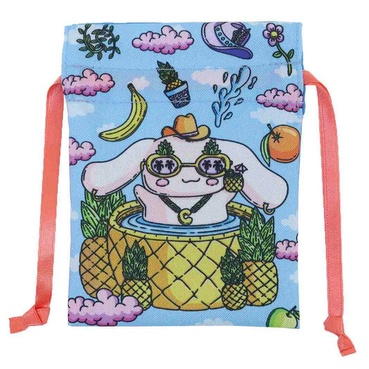 モルガxサンリオキャラクターズ 巾着袋 豆巾着 シナモロール Sanrio マリモクラフト