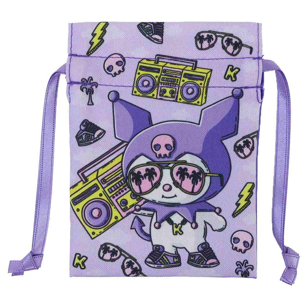 モルガxサンリオキャラクターズ 巾着袋 豆巾着 クロミ Sanrio マリモクラフト