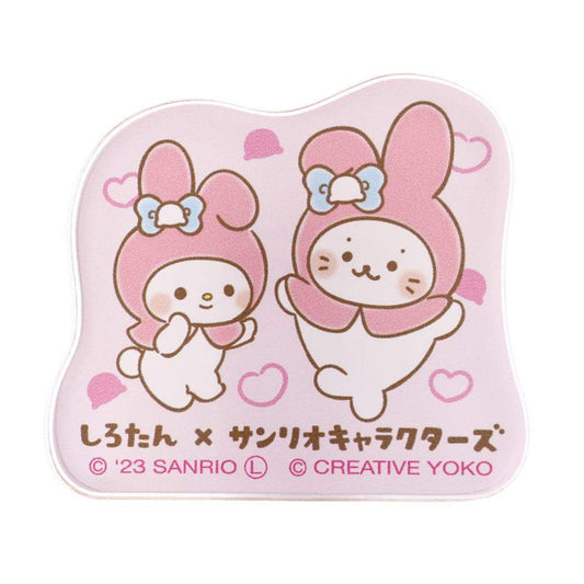 サンリオキャラクターズ クリップ アクリルクリップ シロタン マイメロディ A サンリオ エムプラン かわいい キャラクター グッズ メール便可 シネマコレクション