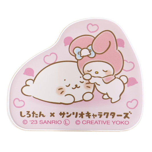 サンリオキャラクターズ クリップ アクリルクリップ シロタン マイメロディ B サンリオ エムプラン かわいい キャラクター グッズ メール便可 シネマコレクション
