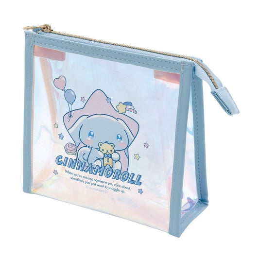 シナモロール コスメポーチ マチ付きポーチ 甘えんぼナミダ CN サンリオ エムプラン 小物入れ キャラクター グッズ シネマコレクション