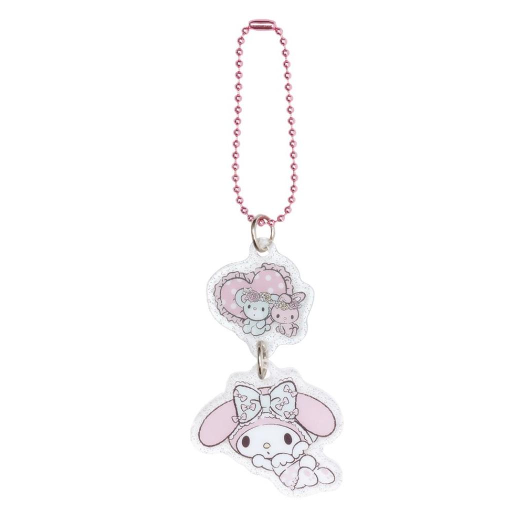 マイメロディ キーチェーン アクリルキーホルダー 夜ののんびりタイム ＭＭ サンリオ エムプラン アクキー キャラクター グッズ メール便可 シネマコレクション