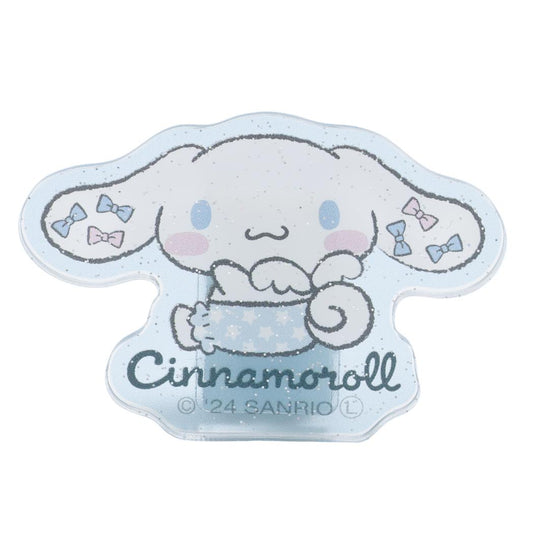 シナモロール クリップ アクリルクリップ 夜ののんびりタイム ＣＮ サンリオ エムプラン 事務用品 文具 キャラクター グッズ メール便可 シネマコレクション