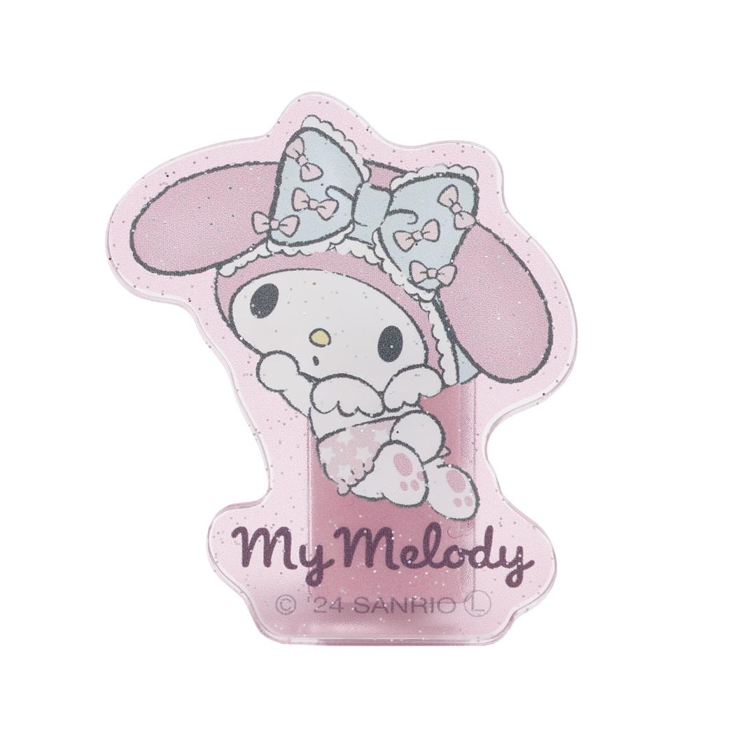 マイメロディ クリップ アクリルクリップ 夜ののんびりタイム ＭＭ サンリオ エムプラン 事務用品 文具 キャラクター グッズ メール便可 シネマコレクション