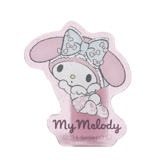 マイメロディ クリップ アクリルクリップ 夜ののんびりタイム ＭＭ サンリオ エムプラン 事務用品 文具 キャラクター グッズ メール便可 シネマコレクション