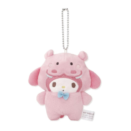 マイメロディ マスコット ぬいマスコットホルダー おかぶりアニマル サンリオ エムプラン ミニぬいぐるみ ボールチェーン キャラクター グッズ シネマコレクション