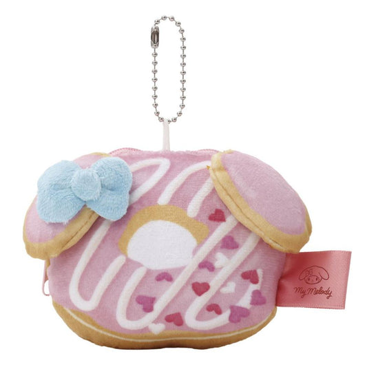 マイメロディ ミニポーチ ぬいぐるみポーチ ドーナツ サンリオ エムプラン 小物入れ キャラクター グッズ シネマコレクション