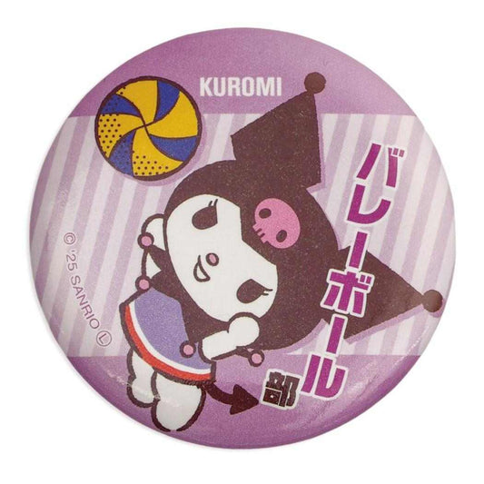 クロミ 缶バッジ カンバッジ 部活シリーズ バレーボール部 サンリオ エムプラン コレクション雑貨 キャラクター グッズ メール便可 シネマコレクション
