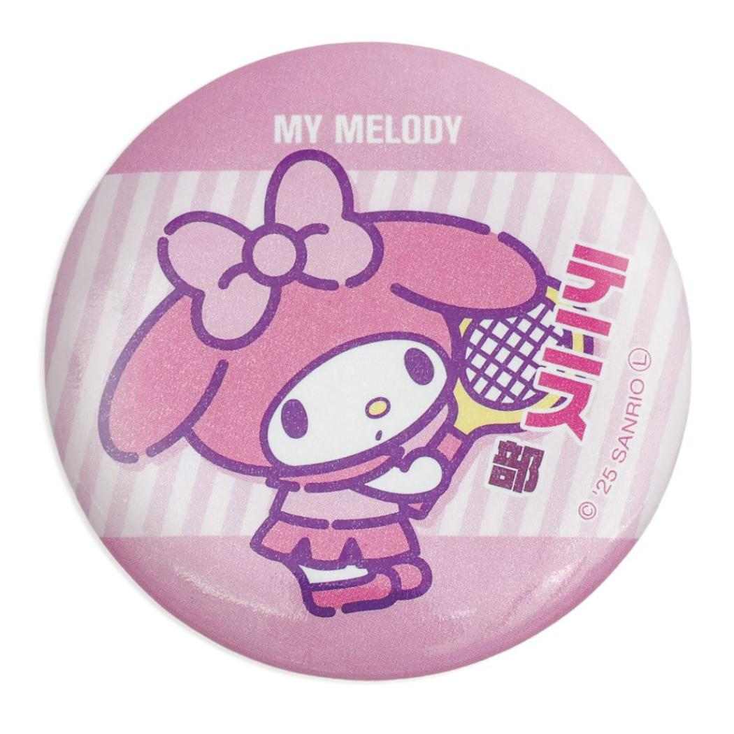 マイメロディ 缶バッジ カンバッジ 部活シリーズ テニス部 サンリオ エムプラン コレクション雑貨 キャラクター グッズ メール便可 シネマコレクション