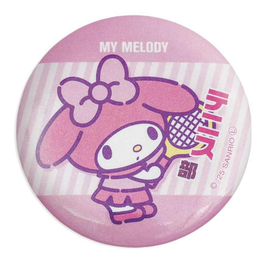 マイメロディ 缶バッジ カンバッジ 部活シリーズ テニス部 サンリオ エムプラン コレクション雑貨 キャラクター グッズ メール便可 シネマコレクション