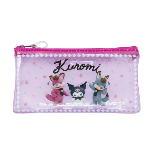Netflix マイメロディ＆クロミ ペンポーチ クリアペンケース KU2 サンリオ エムプラン コスメポーチ 筆箱 キャラクター グッズ メール便可 シネマコレクション