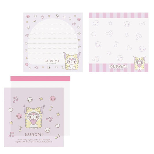 クロミ メモ帳 スクエアメモ 着ぐるみタイム サンリオ エムプラン メモパッド キャラクター グッズ メール便可 シネマコレクション