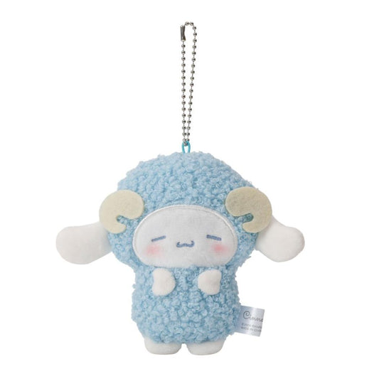 シナモロール マスコット ぬいマスコットホルダー おやすみひつじ サンリオ エムプラン ボールチェーン ミニぬいぐるみ キャラクター グッズ シネマコレクション