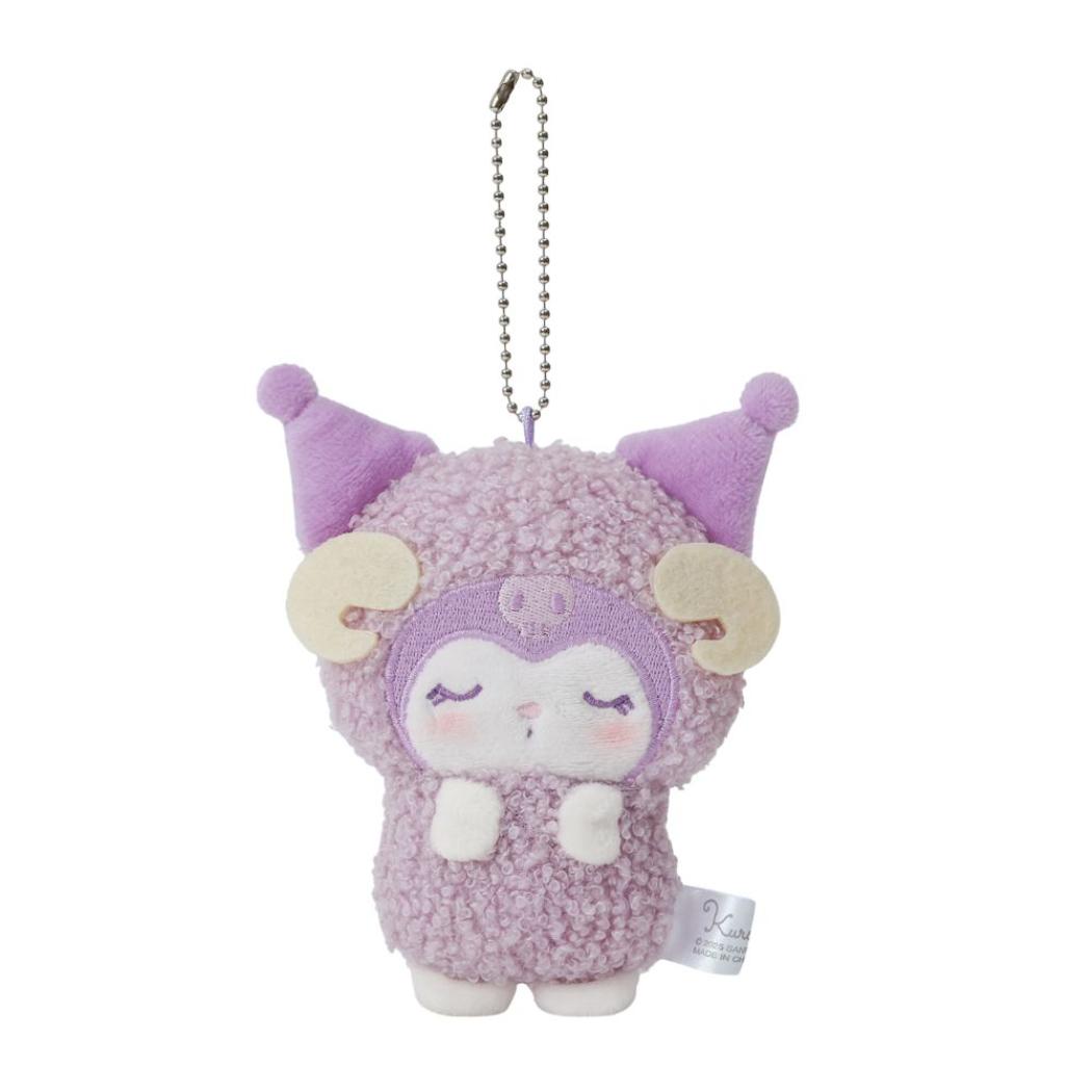 クロミ マスコット ぬいマスコットホルダー おやすみひつじ サンリオ エムプラン ボールチェーン ミニぬいぐるみ キャラクター グッズ シネマコレクション